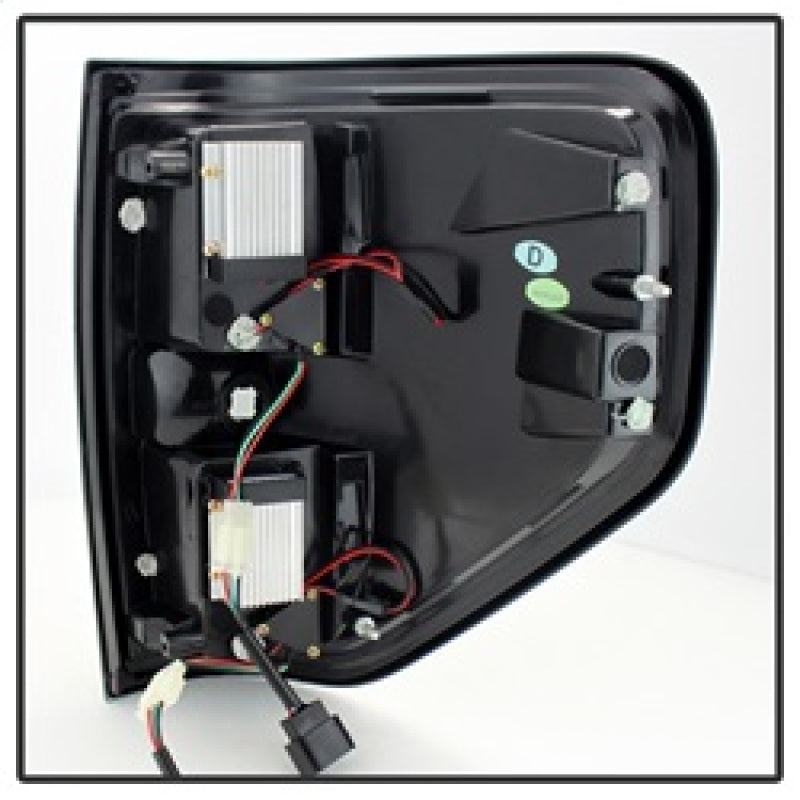 Spyder Ford F150 09-14 LED Tail Lights Black Smoke ALT-YD-FF15009-LED-BSM SPYDER Tail Lights  AXOPROS