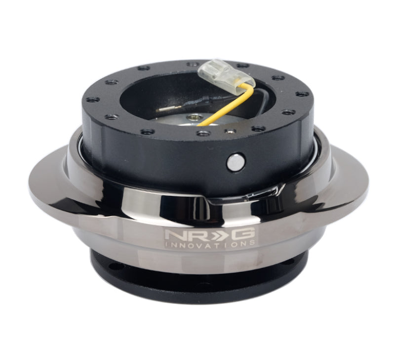 NRG Quick Release Kit - Black Body/ Black Chrome Oval Ring NRG Quick Release Adapters  AXOPROS