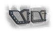 DV8 Offroad Jeep 18+ Wrangler JL / 20+ Gladiator JT Front Rock Doors w/ Perforated Aluminum Mesh DV8 Offroad Doors  AXOPROS
