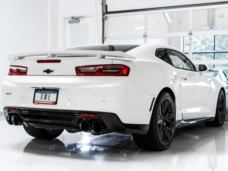AWE Tuning 16-19 Chevy Camaro SS Non-Res Cat-Back Exhaust -Touring Edition (Quad Chrome Silver Tips) AWE Tuning Catback  AXOPROS