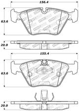 StopTech Performance 04-09 BMW X3 (E38) / 06-09 Z4 3.0Si (E86) / 00-07 330 Series Front Brake Pads Stoptech Brake Pads - Performance  AXOPROS