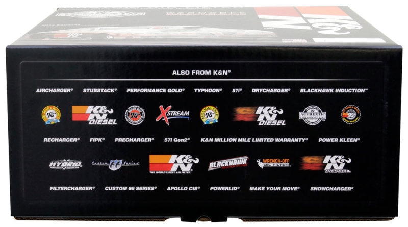 K&N Flow Control Custom Assembly - 2BBL HOL. W/ CHK 14X4 K&N Engineering Air Filters - Direct Fit  AXOPROS