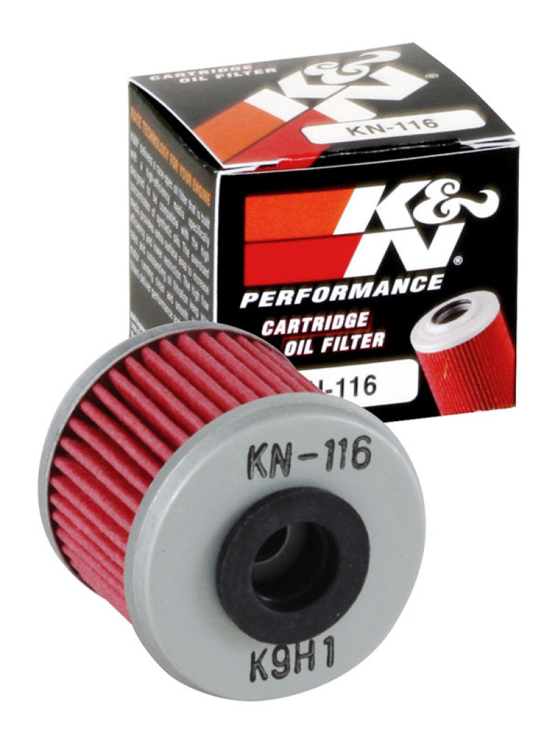 K&N Honda/Husqvarna 1.625in OD x .438in ID x 1.406in H Oil Filter K&N Engineering Oil Filters  AXOPROS