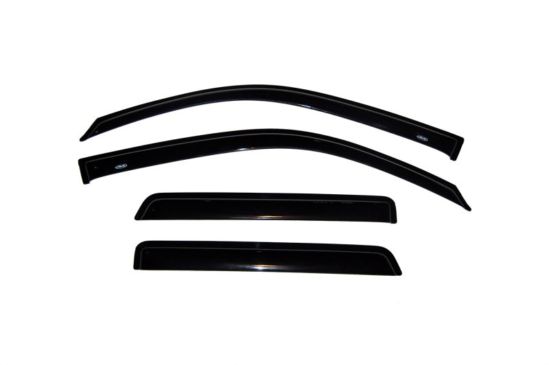 AVS 02-09 Chevy Trailblazer Ventvisor Outside Mount Window Deflectors 4pc - Smoke AVS Wind Deflectors  AXOPROS