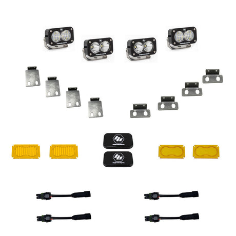 Baja Designs S2 Pro Fog Pocket Kit - 2021+ Ford Raptor Baja Designs Fog Lights  AXOPROS