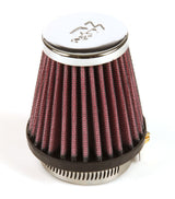 K&N Universal Chrome Filter 1 15/16 inch FLG / 3 inch Base / 2 inch Top / 3 inch Height K&N Engineering Air Filters - Universal Fit  AXOPROS