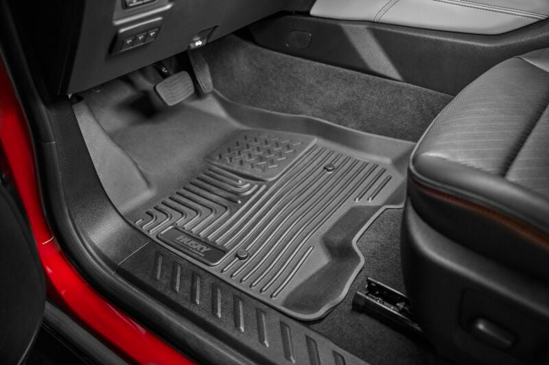 Husky Liners Husky Liners 24-25 Toyota Tacoma Hybrid Weatherbeater Front & 2nd Seat Floor Liners - Black Floor Mats - Rubber aftermarket performance part