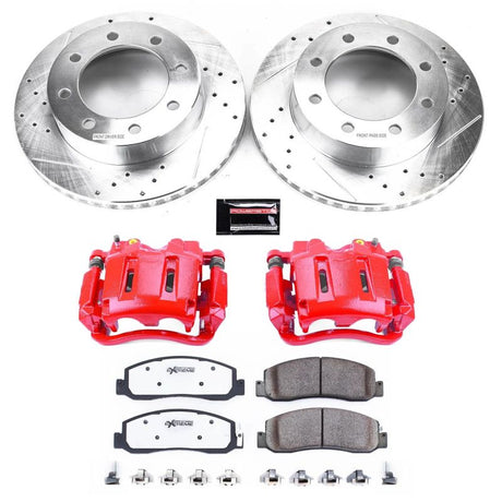 PowerStop Power Stop 10-11 Ford F-350 Super Duty Front Z36 Truck & Tow Kit w/Cals Brake Calipers - Perf aftermarket performance part