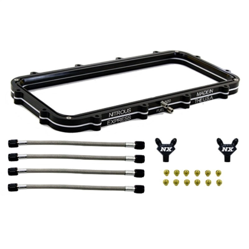 Nitrous Express Holley High Ram Plenum Nitrous Plate Conversion Nitrous Express Nitrous Plates  AXOPROS