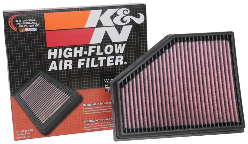 K&N 2019 BMW X5 M50D L6-3.0L DSL Turbo Replacement Air Filter K&N Engineering Air Filters - Drop In  AXOPROS