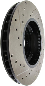 StopTech 07-09 BMW 335 (E90/E92/E93) Slotted & Drilled Left Front Rotor Stoptech Brake Rotors - Slot & Drilled  AXOPROS
