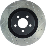 StopTech SportStop 06-09 Chrysler SRT-8 Front Left Drilled & Slotted Rotor Stoptech Brake Rotors - Slot & Drilled  AXOPROS
