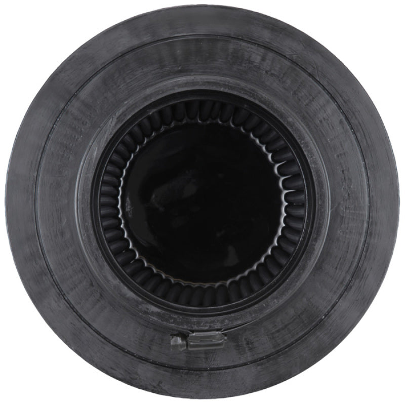 K&N Universal Rubber Filter-Round Tapered 4.5in Flange ID x 8in Base OD x 6.625in Top OD x 8in H K&N Engineering Air Filters - Universal Fit  AXOPROS