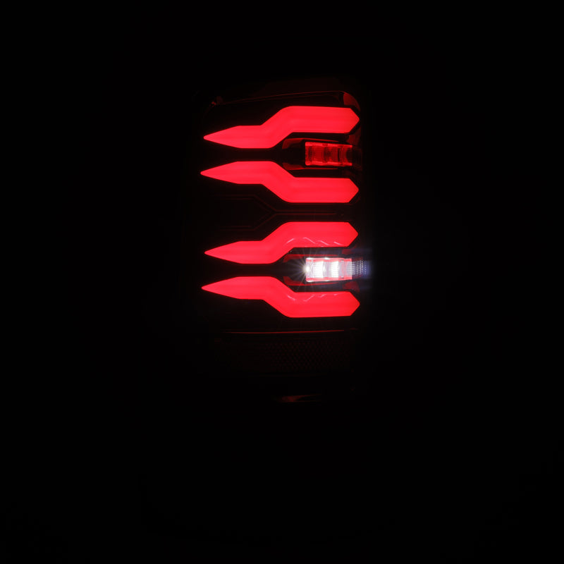 AlphaRex AlphaRex 94-01 Dodge Ram 1500/2500/3500 LUXX-Series LED Tail Lights - Black/Red Tail Lights aftermarket performance part