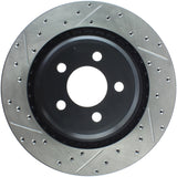 StopTech SportStop 06-09 Chrysler SRT-8 Rear Right Drilled & Slotted Rotor Stoptech Brake Rotors - Slot & Drilled  AXOPROS
