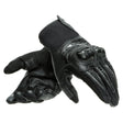 Dainese Mig 3 Unisex Leather Gloves Black/Black - Small Dainese Gloves  AXOPROS