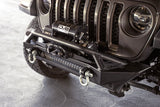 DV8 Offroad 07-23 Jeep Wrangler JK/JL & Gladiator JT FS-1 Series Stubby Front Bumper DV8 Offroad Bumpers - Steel  AXOPROS