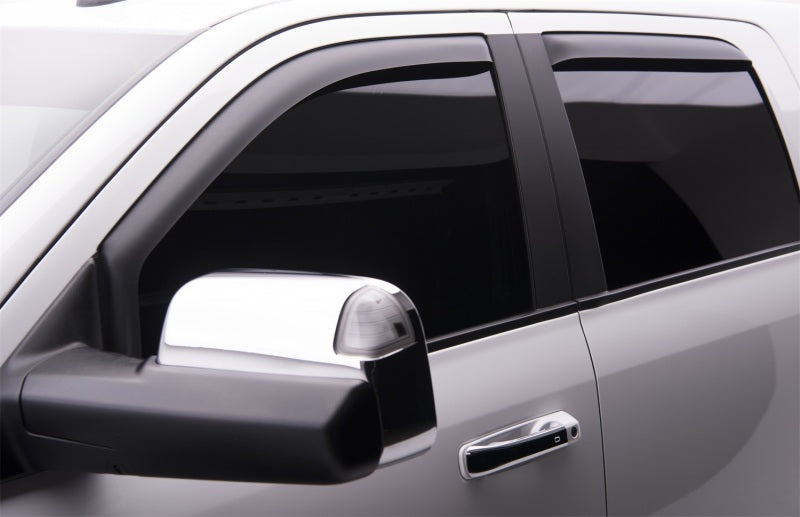 EGR 09-13 Dodge Ram 1500/2500/3500 Crew Cab In-Channel Window Visors - Set of 4 - Matte (572755) EGR Wind Deflectors  AXOPROS