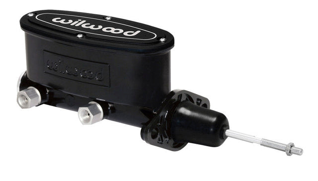 Wilwood High Volume Tandem Master Cylinder - 15/16in Bore Black-W/Pushrod Wilwood Brake Master Cylinder  AXOPROS