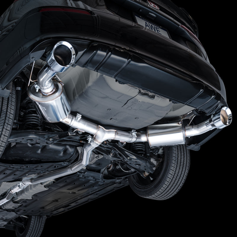 AWE Tuning 22+ Honda Civic Si/Acura Integra Touring Edition Catback Exhaust - Dual Chrome Silver Tip AWE Tuning Catback  AXOPROS