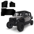 DEI DEI 24-26 Polaris Xpedition ADV 4-Door Floor Mat Set - 3 Piece Floor Mats - Rubber aftermarket performance part
