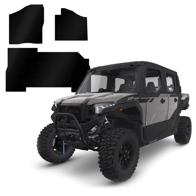 DEI DEI 24-26 Polaris Xpedition ADV 4-Door Floor Mat Set - 3 Piece Floor Mats - Rubber aftermarket performance part