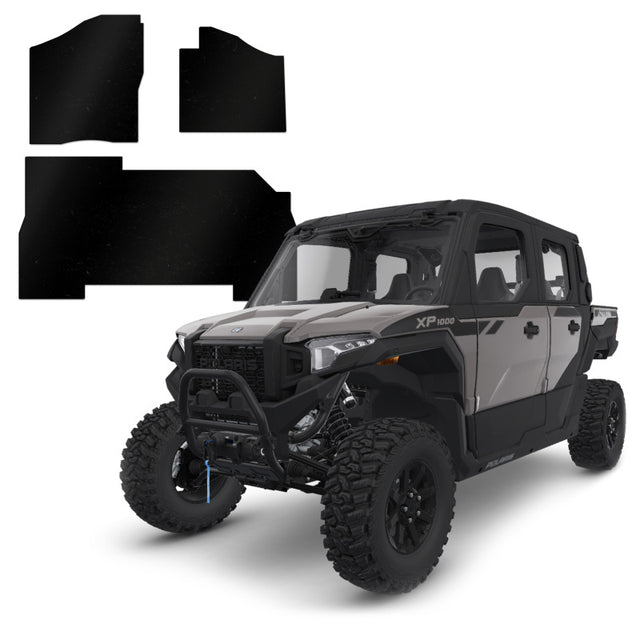 DEI DEI 24-26 Polaris Xpedition ADV 4-Door Floor Mat Set - 3 Piece Floor Mats - Rubber aftermarket performance part