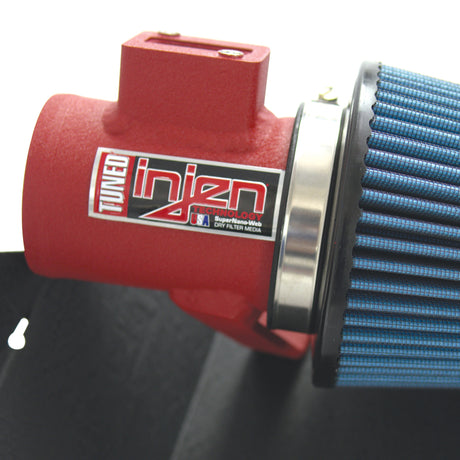 Injen 16-19 Ford Fiesta ST 1.6L Turbo 4Cyl Wrinkle Red Short Ram Intake w/MR Tech (Special order) Injen Cold Air Intakes  AXOPROS