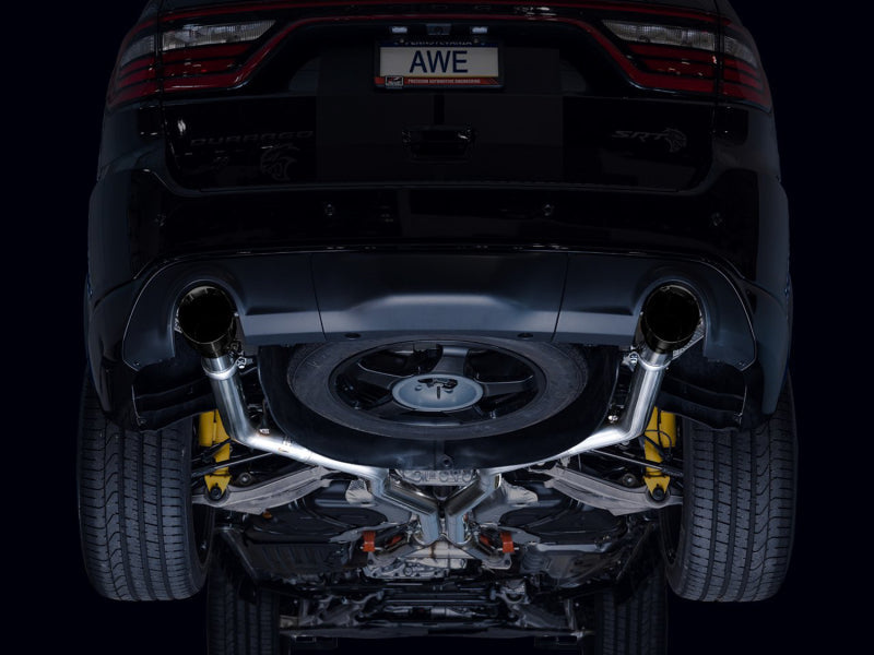 AWE Tuning 18-23 Dodge Durango SRT & Hellcat Track Edition Exhaust - Diamond Black Tips AWE Tuning Catback  AXOPROS