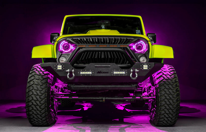 Oracle Oculus 7in ColorSHIFT Bi-LED Projector Headlights for Jeep Wrangler JK SEE WARRANTY ORACLE Lighting Headlights  AXOPROS