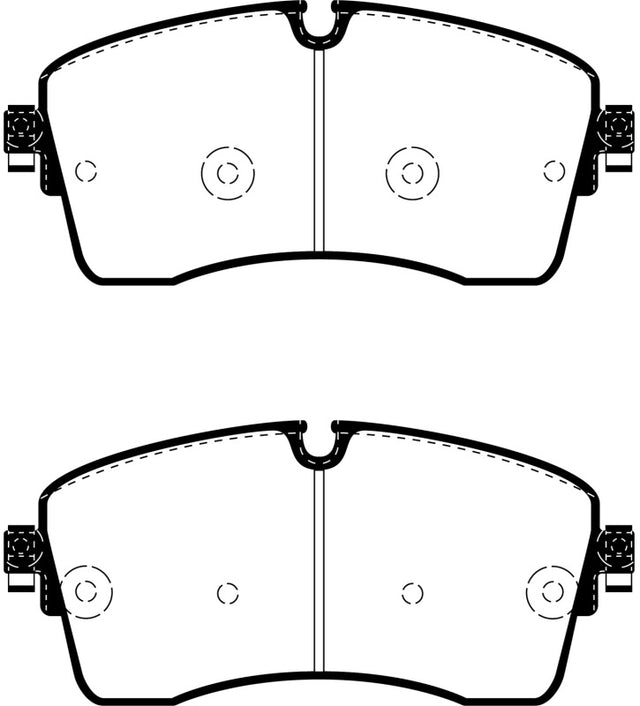 EBC 2018+ Jaguar E-Pace 2.0L Turbo (246) Greenstuff Front Brake Pads EBC Brake Pads - Performance  AXOPROS