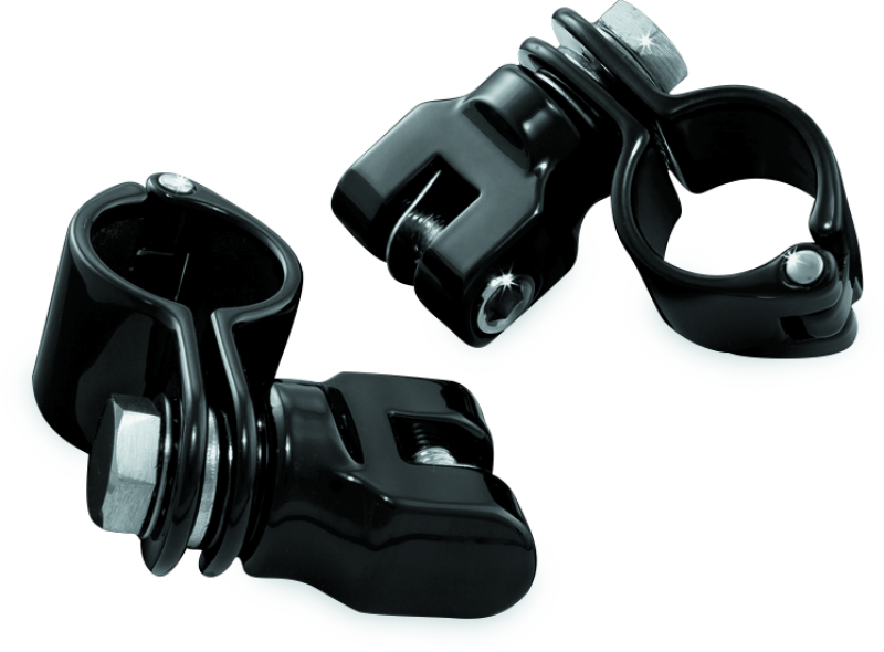 Kuryakyn 1-1/4inch Magnum Quick Clamp With Clevis Black Kuryakyn Handlebars  AXOPROS
