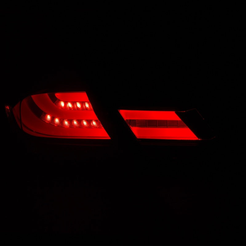 ANZO 2013-2015 Honda Civic LED Taillights Black ANZO Tail Lights  AXOPROS