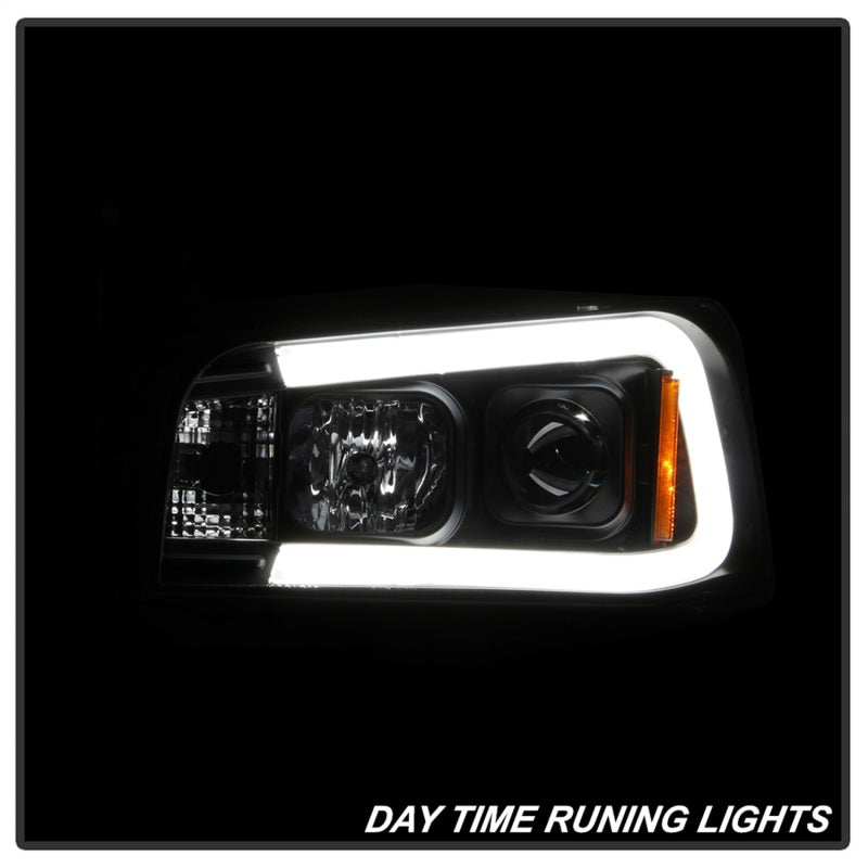 Spyder Dodge Charger 06-10 Projector Headlights - LED Light Bar - Black PRO-YD-DCH05V2-LB-BK SPYDER Headlights  AXOPROS