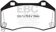EBC 2016+ Mazda Miata MX-5 / 17-20 Fiat 124 Spider Abarth Yellowstuff Front Brake Pads EBC Brake Pads - Performance  AXOPROS