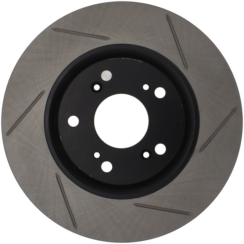 StopTech Power Slot Slotted 06-08 Honda Civic Si Front Left Rotor Stoptech Brake Rotors - Slotted  AXOPROS