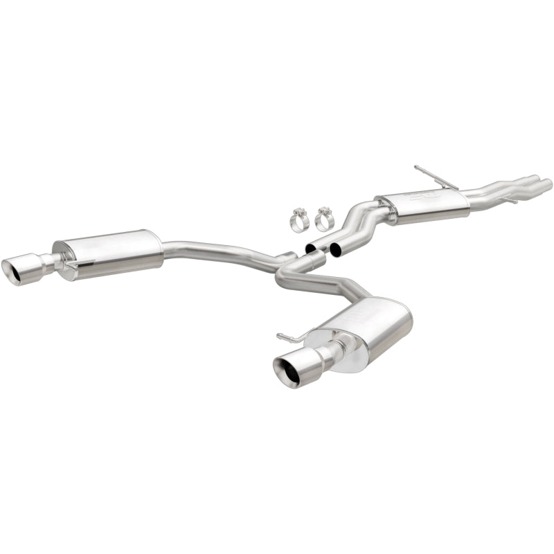 MagnaFlow Sys C/B 12-15 Audi A6 / A7 3.0L V6 SS 2.5in Dual Split Rear Ext 4in Tips Magnaflow Catback  AXOPROS