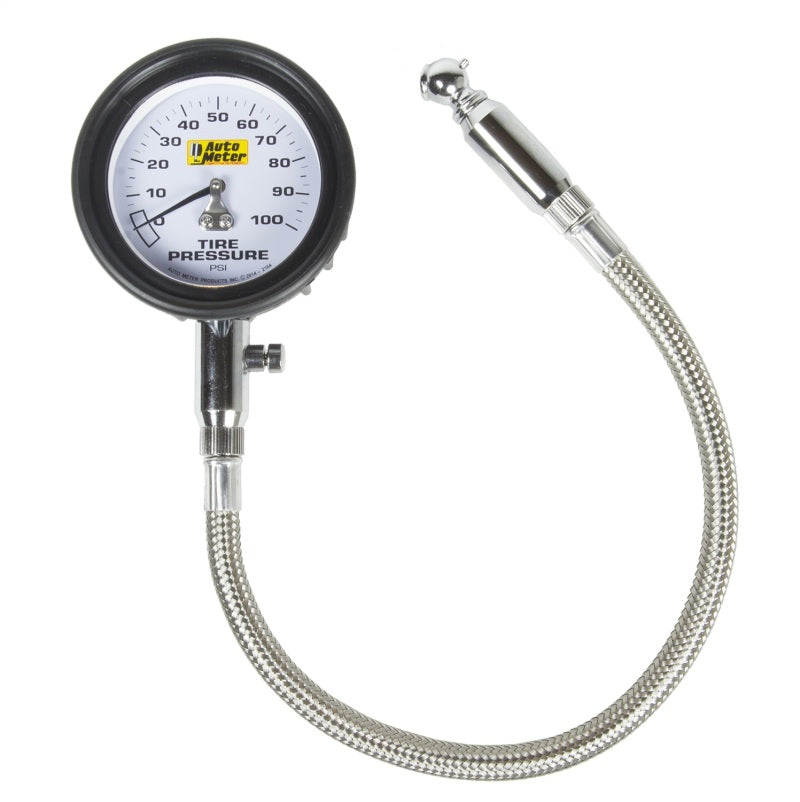 Autometer 100 PSI Tire Pressure Gauge AutoMeter Gauges  AXOPROS