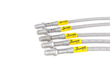 Goodridge 8/84-7/87 Toyota Corolla GTS Stainless Steel Brake Line Kit Goodridge Brake Line Kits  AXOPROS