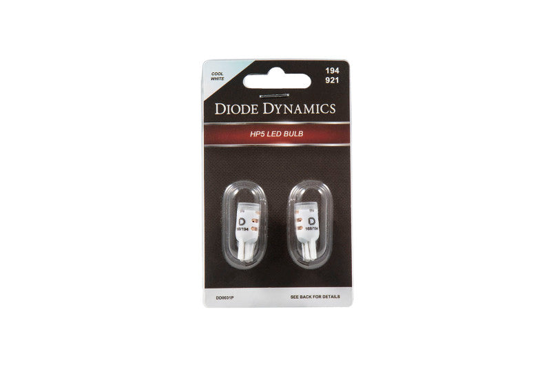 Diode Dynamics 194 LED Bulb HP5 LED - Cool - White (Pair) Diode Dynamics Bulbs  AXOPROS