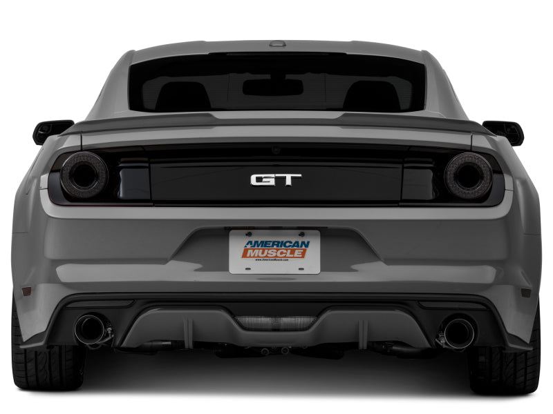Raxiom 15-22 Ford Mustang Halo LED Tail Lights - Gloss Black Housing (Smoked Lens) Raxiom Tail Lights  AXOPROS