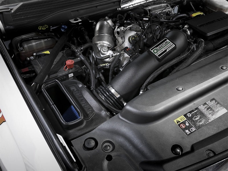 aFe Quantum Pro 5R Cold Air Intake System 17-18 GM/Chevy Duramax V6-6.6L L5P - Oiled aFe Cold Air Intakes  AXOPROS