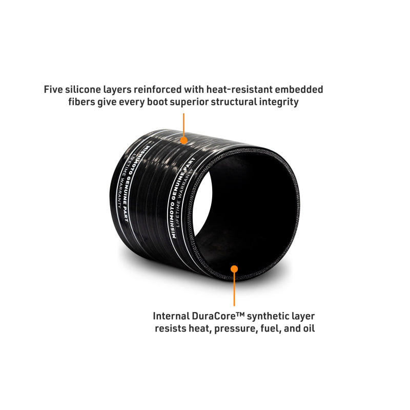 Mishimoto Mishimoto Duracore 4in Straight Coupler Silicone Couplers & Hoses aftermarket performance part
