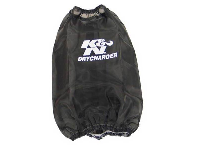 K&N Drycharger Round Tapered Air Filter Wrap 6.5in Base ID/4.5in Top ID/7in H - Black K&N Engineering Pre-Filters  AXOPROS