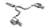 Corsa 2005-2010 Dodge Charger No Towing Hitch SRT-8 6.1L V8 Polished Xtreme Cat-Back Exhaust CORSA Performance Catback  AXOPROS