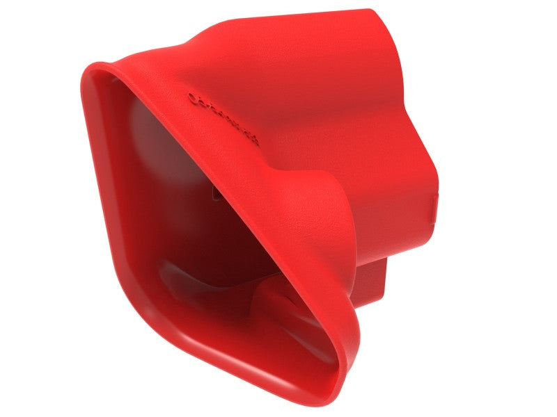 aFe Power 15-20 Ford Mustang 2.3l L4/3.7l V6/5.0l V8 Dynamic Air Scoop - Red aFe Air Intake Components  AXOPROS