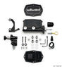 Wilwood Compact Tandem M/C - 1.12in Bore w/Bracket and Valve fits Mustang (Pushrod) - Black Wilwood Brake Master Cylinder  AXOPROS