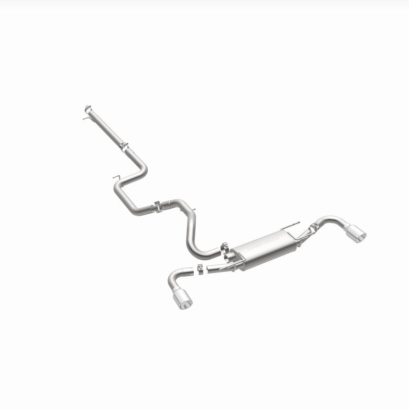 MagnaFlow 10-12 Mazda 3 L4 2.5L Hatchback Split Rear Exit Stainless Cat Back Performance Exhaust Magnaflow Catback  AXOPROS