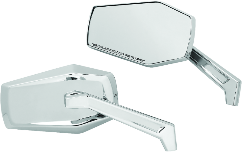 Kuryakyn Hex Mirrors Chrome Kuryakyn Rear View Mirrors  AXOPROS