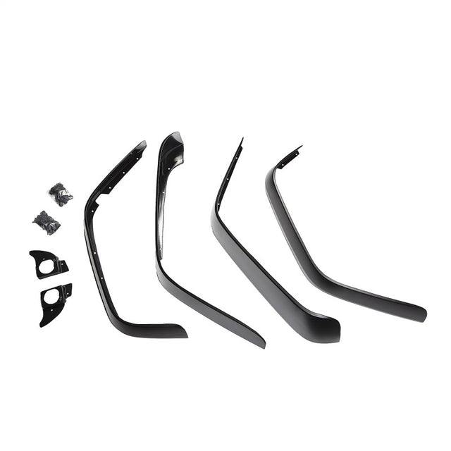 Rugged Ridge Flat Flare and Fender Liner Kit 07-18 Jeep Wrangler Rugged Ridge Fender Flares  AXOPROS